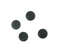 Nobo Aimant rond 30 mm - Noir - Lot de 4