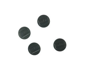 Nobo Aimant rond 30 mm - Noir - Lot de 4