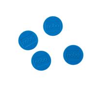 Nobo Aimant rond 38 mm - Bleu - Lot de 4
