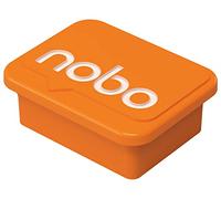 ACCO NOBO Aimants en plastique pour tableau blanc 18 x 22 mm Lot de 4 Orange