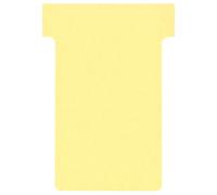 ACCO NOBO – Fiches T standard 60 mm – Indice 2 – Jaune – Lot de 100