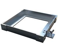 Nobo Ecran de distanciation sociale, Premium Plus, Structure pour dalle de lestage pour pour séparateur en PVC transparent