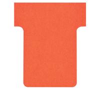 Nobo Fiche T1,5 rouge pour planning - lot de 100