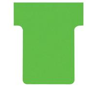 Nobo Fiche T1,5 verte pour planning - lot de 100