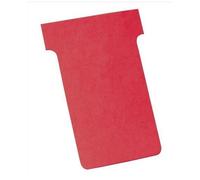 Nobo Fiches T Indice 2 Sous Blister, Lot De 100 (Rouge)