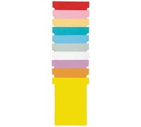 ACCO NOBO Fiche T Indice 4 124 mm 17 g/m2 Bleu - Coffret 100