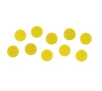 Nobo Jeu d'Aimants pour Tableau Blanc Magnétique, 32mm, Lot de 10, Jaune, 1915302