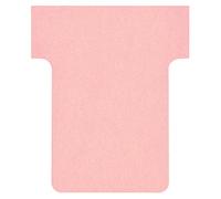 ACCO NOBO - Fiches T standard Indice 1,5 45 mm Rose - Lot de 100