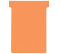 ACCO NOBO Fiche T Indice 3 92 mm Lot de 100 Orange