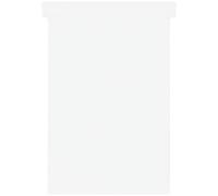 Nobo, Lot de 100 fiches T pour planning, Indice 4, Blanc, 2004002