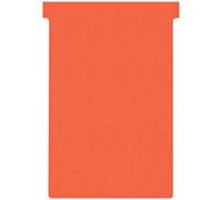 ACCO NOBO Fiche T Indice 4 124 mm 170 g/m2 Rouge Lot de 100