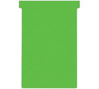Nobo, Lot de 100 fiches T pour planning, Indice 4, Vert, 2004005