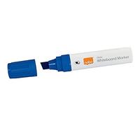 Nobo Marqueurs Effaçables à Sec Glide pour Tableau Blanc, Pointe Biseautée Large 10mm, Lot de 4, 1915389, Bleu