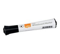Nobo Marqueurs Effaçables à Sec Glide pour Tableau Blanc, Pointe Ogive de 2mm, Lot de 10, 1915264, Noir