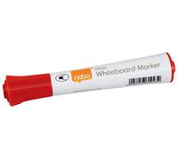 Nobo Marqueurs Effaçables à Sec Glide pour Tableau Blanc, Pointe Ogive de 2mm, Lot de 10, 1915266, Rouge
