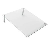 Nobo - Mini Tableau Memo Incliné Transparent Effaçable pour Bureau, Acrylique, A4, Facile à Effacer, 210 x 297 mm, Feutre Marqueur Inclus, 1915612