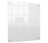 tableau mural acrylique nobo (L)450 x (P)28 x (H)450 mm transparent sans bordure