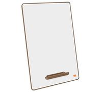 NOBO - Mini Tableaux Blancs A4, Lot de 4 Petits Tableaux Blancs Effaçables Double-Face, Idéals au Bureau, à l'Ecole ou à la Maison (1915710)