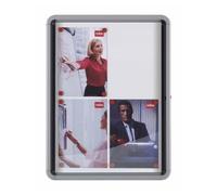 Nobo Vitrine d'affichage intérieure Premium Plus – 4 x A4 – Magnétique