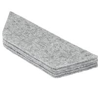 Nobo Patins de Rechange pour Effaceur de Tableau Blanc, Lot de 10, Surfaces Effaçables à Sec, 1905326