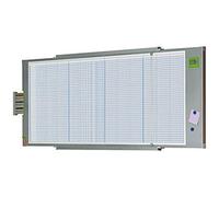 Nobo Performance Plus - Planning Annuel 12 mois, Tableau Magnétique Effaçable à Sec, 1096 x 740 mm (1902387)