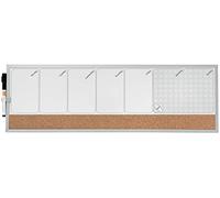 ACCO NOBO Planning hebdomadaire combiné, tableau blanc/liège