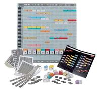 Nobo - Planboard Nobo année/mois 12 panneaux avec 32 slots | 1 pièce