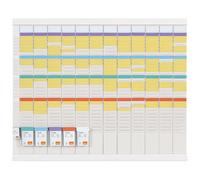 Nobo planning à fiches T2 - 13 colonnes - 80 x 66 cm