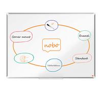 ACCO NOBO Tableau vitrifié Nobo Premium Plus Steel 1200 x 900 mm Clair