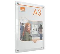 nobo Cadre pour affiches en acrylique Premium Plus, DIN A3, transparent
