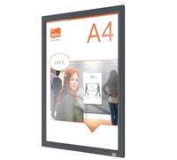 Nobo Impression Pro Frame Graphite Gray A4 Poster Holder Clair Enfants