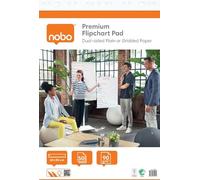 Nobo Grid Chalkboard Paper 60x85 Cm 50 Units Clair
