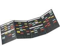 Nobo T-Karten-Planung - 2-teilige Mini-Planer-Mappe - Größe 2 (3084600)