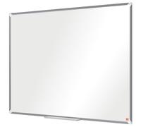 Nobo Tableau blanc émaillé Premium Plus - L.120 x H.90 cm - Magnétique - Cadre Aluminium