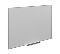 Nobo Tableau blanc laqué Nano Clean - L.90 x H.60 cm - Magnétique - Cadre Aluminium