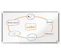 nobo® Tableau blanc Premium Plus 1915366 – 89 x 50 cm, émaillé, magnétique, blanc