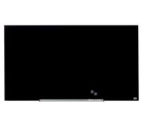 nobo Tableau magnétique en verre Diamond (L)1.260 x (H)711 mm noir Expédition par transporteur