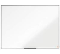 Nobo essence Tableau de mélamine 1200x900mm - Cadre de aluminium anodisé - Porte-marqueurs - Couleur white