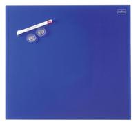 nobo Tableau magnétique en verre Diamond, (l)450 x (H)450 mm, bleu
