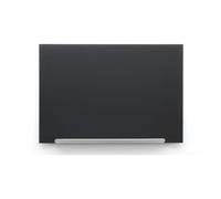 nobo Tableau magnétique en verre Diamond,(l)1.883 x (H)1.053 mm,noir Expédition par transporteur