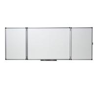 Nobo Triptyque Émaillé Blanc Magnétique 1500x1200 Mm (Fermé)
