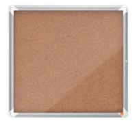 Nobo Vitrine d'intérieur Premium Plus – Fond liège 6×A4 Porte battante – Beige Enfants