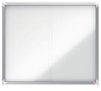 ACCO NOBO Vitrine d'affichage porte coulissante métal paroi arrière 15 x DIN A4