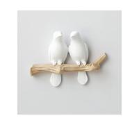 NOBRIM Crochets montés résine Oiseau Cintre Crochets muraux pour Salon Cintre Manteau vêtements Serviette Chapeau Sac à Main Crochets Accessoires pour la Maison