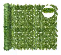 Noctepar Haie de Lierre Artificielle Brise-Vue 100 x 500 cm, Brise Vue Feuillage Exterieur de Lierre Artificiel Intimité Déco Fausses Feuilles pour Jardin, Extérieur, Cour, Balcon, Terrasse, Patio