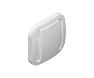 NodOn - EnOcean Interrupteur Sans Fil Sans Pile Mural | Interrupteur Connecté Sans Travaux, Discret, Plusieurs Versions Disponibles - Compatible avec Jeedom, eedomus, MyUbiwizz