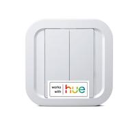 NodOn - Interrupteur Philips Hue Connectée - Interrupteur Sans Fil Sans Pile Hue Philips - Zigbee Interrupteur Connecté Compatible Bridge Philips Hue v2