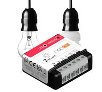 NodOn - Zigbee 3.0 Module Éclairage On/Off 2 canaux, 2x3A, fonction Zero Crossing - Installation Possible au Tableau Électrique - Compatible Home Assistant, Homey, SmartThings, Jeedom, Z2M, ZHA