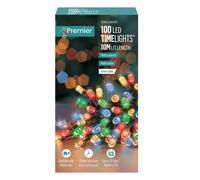 Noël 100 Lumières LED À Piles Avec Minuteur Intérieur Ou Extérieur - Multicolore