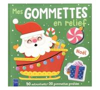 Noël - 50 Autocollants + 20 Gommettes Gonflées